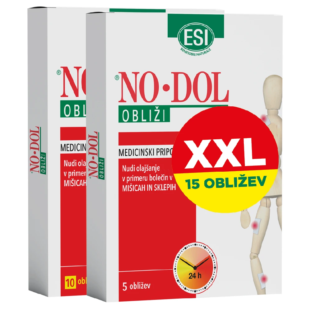 Nodol obliži, paket XXL (10 + 5 obližev)